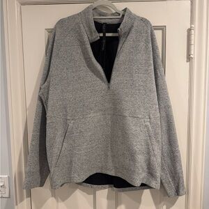 Lululemon Athletica Heathered Gray Zip-Up
